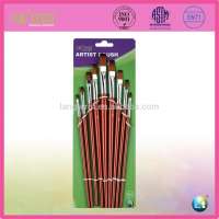 painting brush stick set with paper card