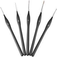 Detail Paint Brush Set 5 pc- Professional Tiny Miniature Fine Detail Brushes for Art Painting, Model Craft Art Painting