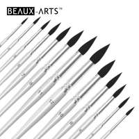 Black Goat Hair Artist Brushes Painting Watercolor Brushes Set Watercolor Paintbrush