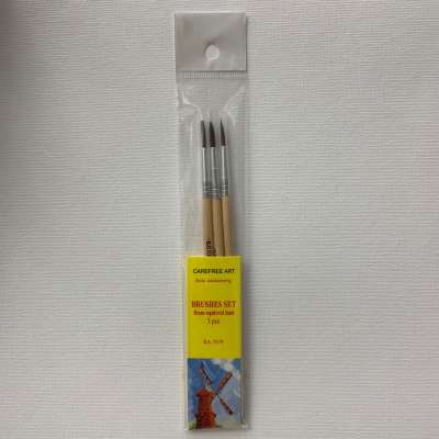 RA-7679 student Pony hair Paint Brush Set for Acrylic Oil Paint Child student practicing brushes