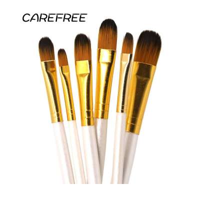 6 Pcs Paint Brushes Set, Professional Oil Paint Brush Set